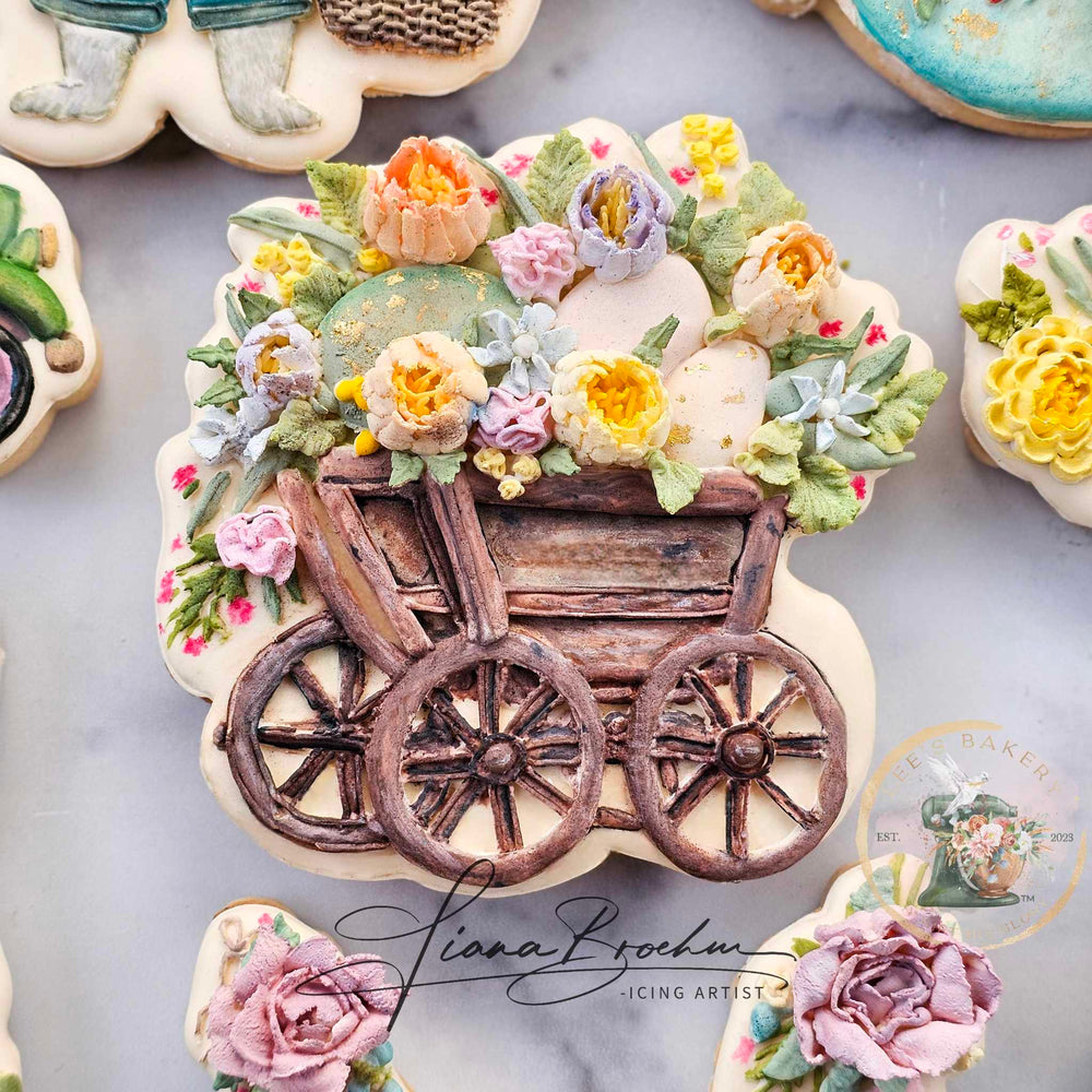 Wagon With Flowers